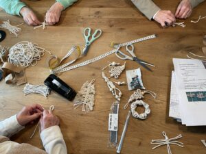 workshop kerstboom macramé