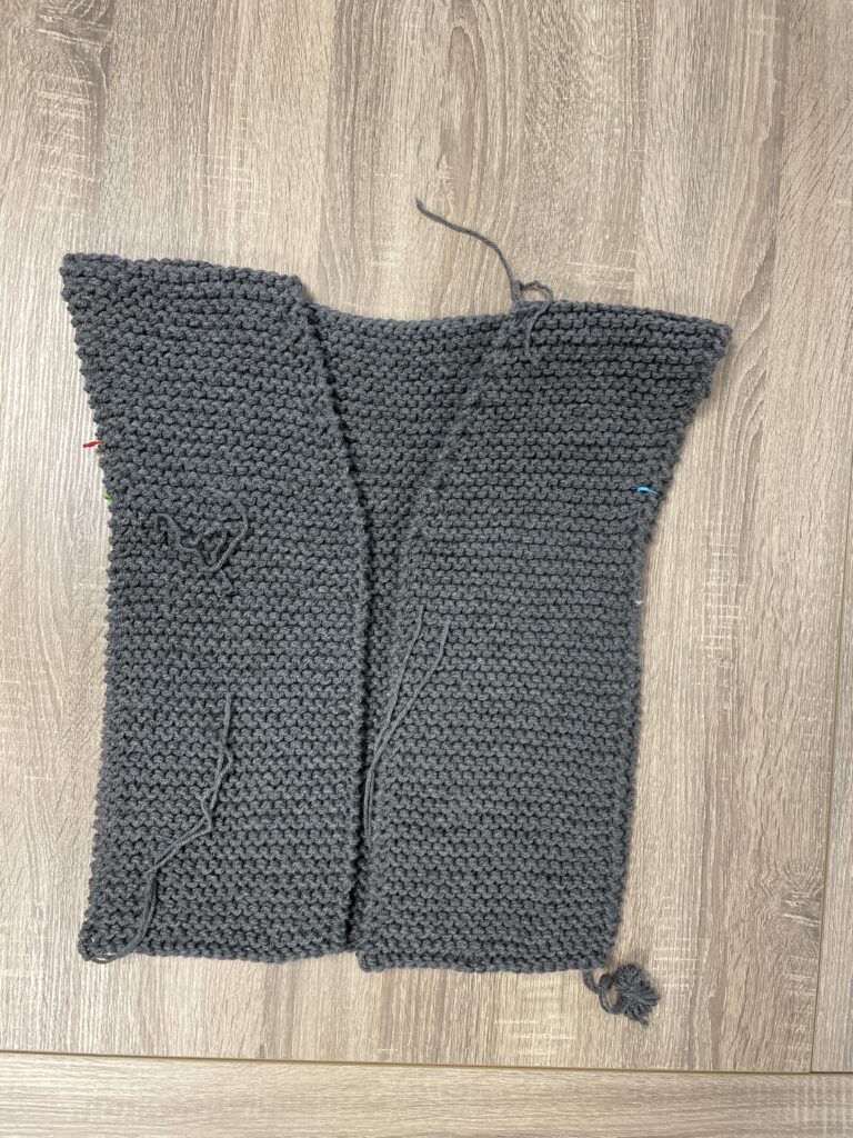 Gebreid gilet van mandia