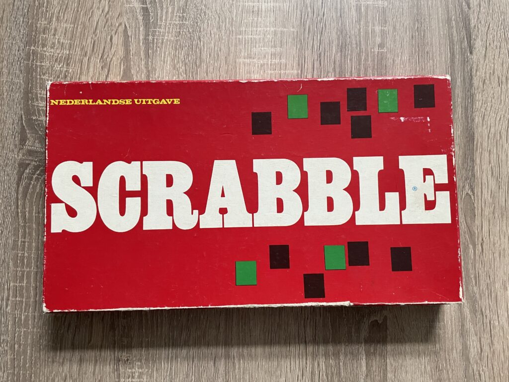 scrabble voor de scrabbelsleutelhanger