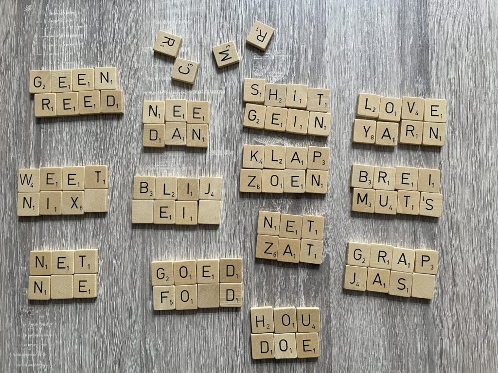 scrabblesleutelhanger woorden