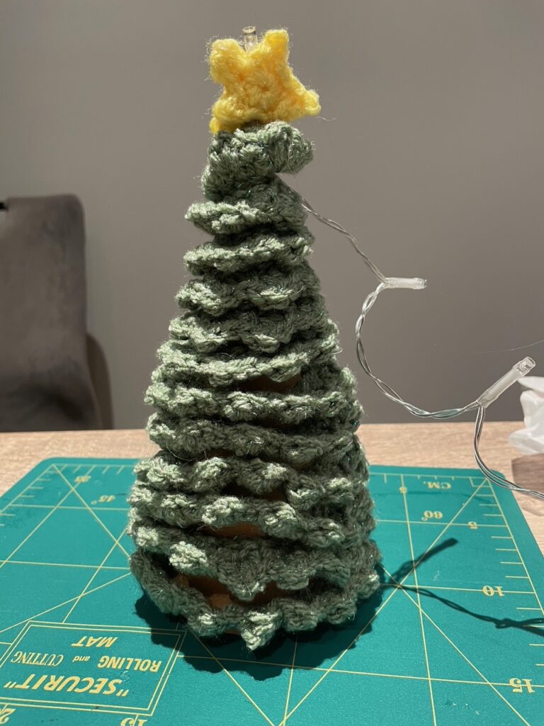 kerstboom met lichtjes