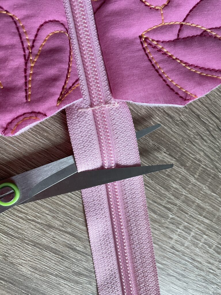 rits afknippen