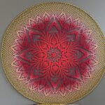 hele grote mandala van doorloopgaren