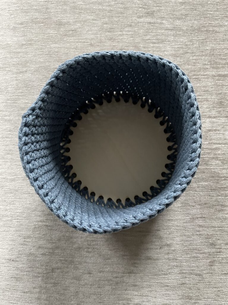 mandje haken van mara garen van de zeeman